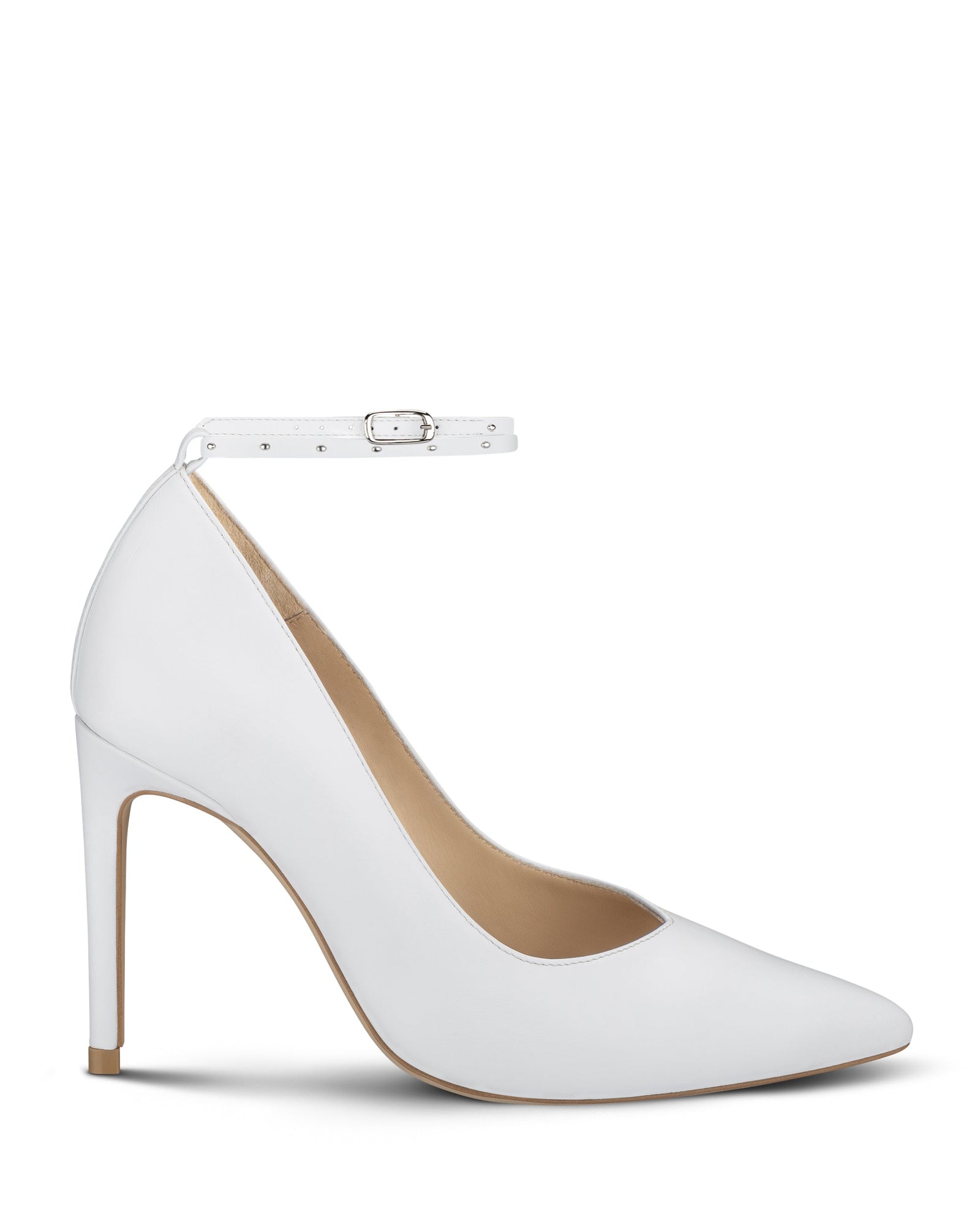 White heels stiletto on sale